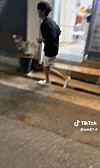 A Daegu middle school student, Lee Hyo-cheol, demonstrates the 'slickback' dance in a video he uploaded on TikTok. [SCREEN CAPTURE]