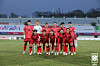 The Korean women's national team poses for a photo before a friendly against the Philippines at Icheon Sports Complex in Icheon, Gyeonggi, last month. [KOREA FOOTBALL ASSOCIATION]