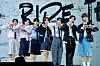 NEXZ, JYP Entertainment's latest boy band, poses for the camera during its debut showcase held Monday at the Yes24 Live Hall in eastern Seoul, ahead of the 6 p.m. release of its debut single ″Ride the Vibe″ [DANIELA GONZALEZ PEREZ]