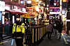 Police stationed in Itaewon ordered people to move along the once-popular alleyway on Oct. 27, 2023. A barrier had been set up to prevent overcrowding, believed to have been a significant factor in the deaths of 159 people in a crowd crush two years ago. [CHOI KI-WOONG]
