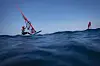 Lithuania's Rytis Jasiunas practices before competing in a men's windsurfing race in Marseille, France on Tuesday. [AP/YONHAP]