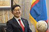 South Korean Ambassador to Mongolia Choi Jin-won poses for a photograph at the embassy in Ulaanbaatar. [EMBASSY OF THE REPUBLIC OF KOREA IN MONGOLIA]