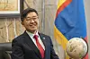 South Korean Ambassador to Mongolia Choi Jin-won poses for a photograph at the embassy in Ulaanbaatar. [EMBASSY OF THE REPUBLIC OF KOREA IN MONGOLIA]