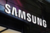 The logo of Samsung Electronics is seen at the company's store in Seoul, Korea, on April 15, 2025.  [REUTERS/YONHAP]