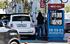 Prices for petrol and diesel are on display at a gas station located in Seocho District in southern Seoul on Tueday. Oil prices gained more than four percent over fears of the impact of the weekend attack on Israel by Hamas. [NEWS1]