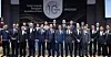 Guests for the 10th anniversary ceremony for the Foreign Language Newspapers Association pose for a photo at the Press Center in central Seoul, Wednesday. [Foreign Language Newspapers Association of Korea]