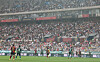 FC Seoul, in red, play against Jeonbuk Hyundai Motors during a K League 1 match at Seoul World Cup Stadium in western Seoul on May 5, 2023. [YONHAP]