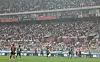 FC Seoul, in red, play against Jeonbuk Hyundai Motors during a K League 1 match at Seoul World Cup Stadium in western Seoul on May 5, 2023. [YONHAP]