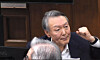 Former President Yoon Suk Yeol gives his final speech at a hearing held at the Seoul Central District Court, southern Seoul, regarding his insurrection charges for declaring martial law, on Jan. 13. [SEOUL CENTRAL DISTRICT COURT]
