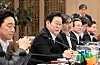 President Lee Jae Myung delivers opening remarks during a national fiscal savings meeting at the presidential office in Yongsan District, central Seoul, on Aug. 13. [JOINT PRESS CORPS]