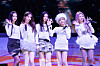 Girl group KiiiKiii performs the B-side track “Dizzy” during a showcase for the release of its second EP, “Delulu Pack,” at Yes24 Live Hall in eastern Seoul on Jan. 26. [DANIELA GONZALEZ PEREZ]