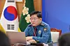 Lee Ho-young, acting commissioner general of the KNPA, speaks during a video conference with regional police chiefs at the KNPA headquarters in Seodaemun District, western Seoul, on May 8. [NEWS1]