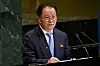Vice Minister for Foreign Affairs for North Korea Kim Son-gyong addresses the 80th session of the United Nations General Assembly at United Nations headquarters, on Sept. 29. [AP/YONHAP]