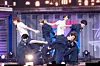 Members of TWS perform the lead track, ″Countdown!″ during a showcase on April 21 at the Blue Square in central Seoul ahead of the release of its third EP, ″Try With Us.” [DANIELA GONZALEZ PEREZ]