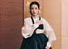 Actor Kim Tae-ri wearing the newly designed hanbok from this year's Culture Ministry's ″Hanbok Wave″ project [MINISTRY OF CULTURE, SPORTS AND TOURISM]