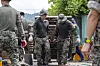 Special forces troops under the Army Special Warfare Command assist with recovery efforts at a flood-damaged home in Damyang, South Jeolla, on July 24. [REPUBLIC OF KOREA ARMY]