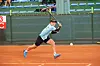 Korea's Lee Min-seon wins the women's singles final of the 101st Dong-A Ilbo National Soft Tennis Tournament in May. [KOREAN SOFT TENNIS ASSOCIATION/YONHAP]