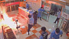 A man in his 60s sets fire in an emergency room in Busan in June 2022. [SCREEN CAPTURE]