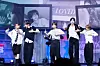 Members of TWS perform a B-side track “Lucky to be loved” during a showcase on April 21 at the Blue Square in central Seoul ahead of the release of its third EP, ″Try With Us.” [DANIELA GONZALEZ PEREZ]
