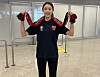 Lee Da-yeong poses with a Panionios scarf in a photo shared on the club's website on Wednesday. [SCREEN CAPTURE]