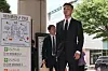 Actor Yoo Ah-in attends his final trial for drug charges at the Seoul Central District Court in southern Seoul on Wednesday. [YONHAP]