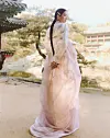 Actor Kim Tae-ri wearing the newly designed hanbok from this year's Culture Ministry's ″Hanbok Wave″ project [MINISTRY OF CULTURE, SPORTS AND TOURISM]