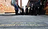 Officials investigating the Oct. 29, 2022 Itaewon crowd crush inspect roads near the Hamilton Hotel in Itaewon, Yongsan District, on April 28. [NEWS1]