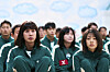 Still from the second season of ″Squid Game″ (2021-), featuring Park Sung-hoon, left, as Hyun-ju [NETFLIX]