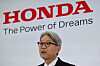Honda CEO Toshihiro Mibe speaks at a business briefing in Tokyo, Japan on May 20, 2025. [REUTERS/YONHAP]