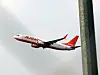 A Jeju Air plane unrelated to the story takes off from Gimpo International Airport in Gangseo District, western Seoul, on Dec. 30. [NEWS1]