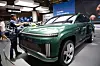 Visitors check out Hyundai's Ioniq 9 concept car during the 2024 Indonesia International Motor Show in Jakarta, Indonesia on Feb. 19. [EPA/YONHAP]