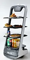 Woowa Brothers' food-serving robot Dilly Plate. [YONHAP]