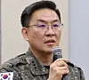 Lt. Gen. Lee Jin-woo, the chief of the Capital Defense Command, speaks during a parliamentary audit at the National Assembly in western Seoul on Tuesday. [YONHAP]