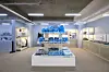 The merchandise area at Netflix's ″Kpop Demon Hunters″ pop-up store in Seongsu-dong, eastern Seoul. [NETFLIX/B.STAGE]