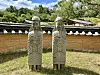 Ancient art is scattered around the hotel compound and rooms. [LEE JIAN]