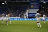Suwon FC midfielder Son Jun-ho, center, celebrates scoring a goal during a K League 1 match against Ulsan HD at Munsu Football Stadium in Ulsan on Sunday. [SUWON FC]