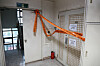 Police tape is seen across the entrance to a residence in an apartment complex in Yeonsu District, Incheon, on July 21, where a father is suspected of shooting his son a day earlier. [YONHAP]