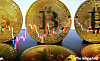 Bitcoin digital assets are seen in this file photo. [JOONGANG ILBO]