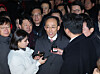People Power Party Rep. Choo Kyung-ho speaks to reporters as he leaves the Seoul Detention Center in Uiwang, Gyeonggi, on Dec. 3 after a court dismissed his arrest warrant request. [YONHAP]