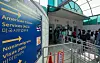 People waiting to receive U.S. visas are lined up in front of the U.S. Embassy in Jongno District, central Seoul on June 5 [NEWS1]