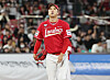 SSG Landers pitcher Kim Kwang-hyun during a game against KT Wiz in Suwon on Oct. 1. [YONHAP]