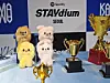 Spotify opened the ″Spotify STAYdium″ pop-up, in collaboration with boy band Stray Kids, to celebrate the group's fourth full-length album, ″Karma,″ in eastern Seoul. The event will run from Aug. 22 to 25. [SHIN HA-NEE]