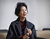 Hannah Yang, chief growth and customer officer at The New York Times Company, talks during an interview with the Korea JoongAng Daily at the Korea University campus in Seongbuk District, northern Seoul, on April 2. [PARK SANG-MOON]