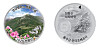 Commemorative medals featuring Cheonhwangsan, produced by the Korea Minting and Security Printing Corporation, given out to those who finish the Yeongnam Alps hiking range [ULJU COUNTY]