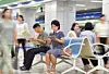 This image of the Pyongyang metro system is captured from the website of the Choson Sinbo on June 30. [YONHAP]