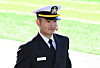 Navy Ensign Lee Jee-ho attends the 139th Naval Academy Officer Candidate Commissioning Ceremony at the Republic of Korea Naval Academy in Changwon, South Gyeongsang, on Nov. 28, 2025. [NEWS1]