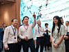 SK Group Chairman and Korea Chamber of Commerce and Industry Chairman Chey Tae-won, second from left, visits the Osaka Expo site in Japan on Sept. 15. [KOREA CHAMBER OF COMMERCE AND INDUSTRY]