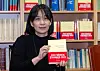 Author Han Kang during last year's press conference about her book 'I Do Not Bid Farewell' (2021) which won the Prix Medicis. [NEWS1]