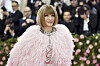 Vogue editor Anna Wintour attends The Metropolitan Museum of Art's Costume Institute benefit gala on May 6, 2019, in New York. [AP/YONHAP]