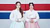 Members Moonbyul, left, and Solar of girl group Mamamoo [RBW]